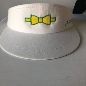 White JR Crider’s “Masters” themed golf visor